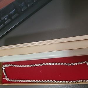 Men's stainless steel Rope chain New